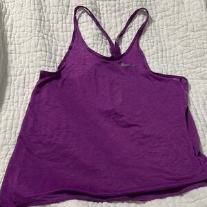 Nike Vibrant Purple Athletic Tank
